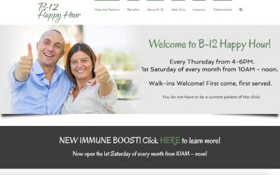 Client Website – B12 Happy Hour