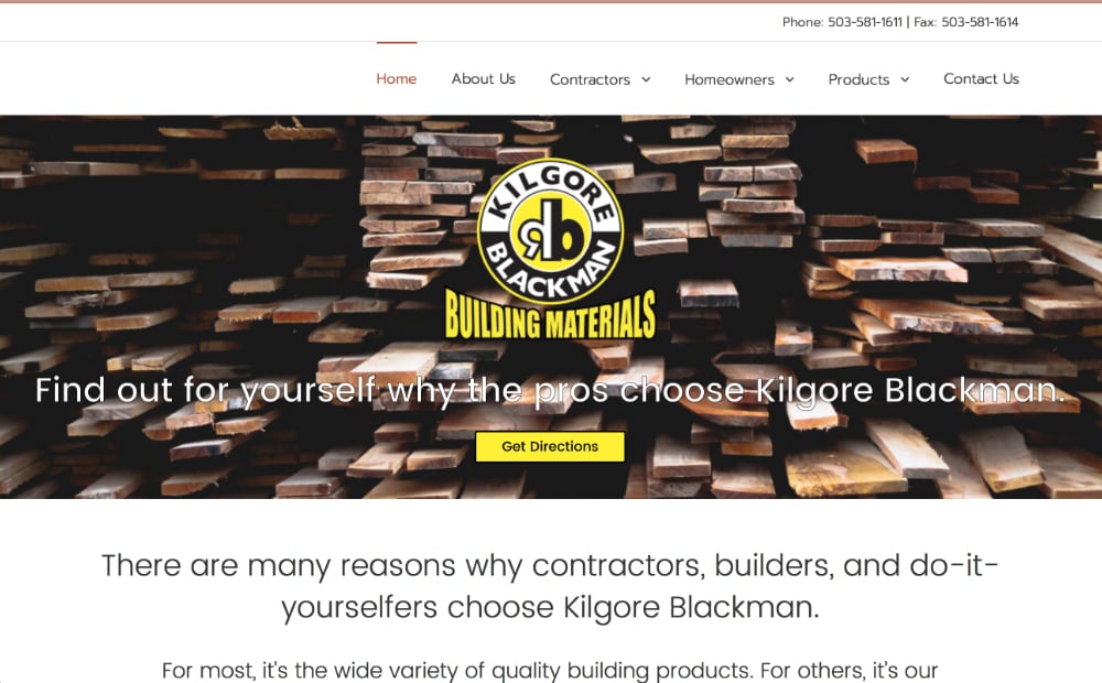 Client Website – Kilgore Blackman