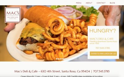 Client Website – Mac’s Deli & Cafe